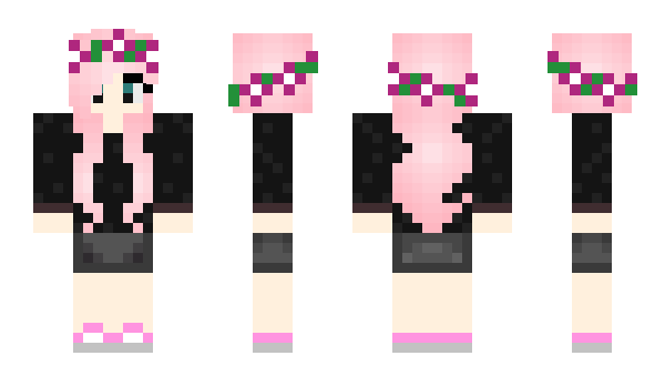 Minecraft скин по нику hellokittypajama