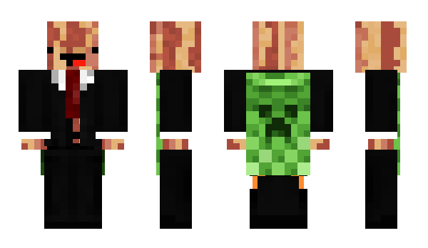 Minecraft skin ninjawithbacon