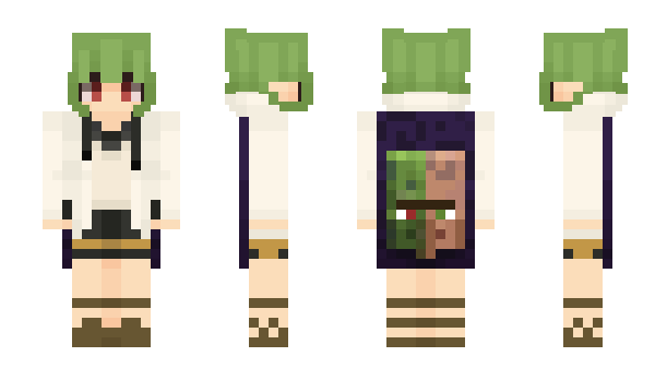 Minecraft skin Sylphiette