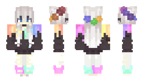 Minecraft skin kinutanuki