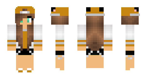 Minecraft skin MissFoxPT