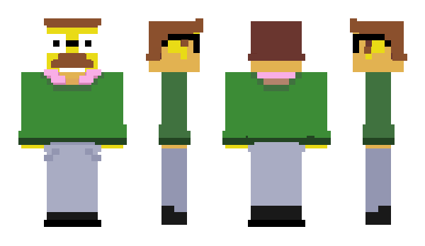 Minecraft скин по нику VincePuffyPants