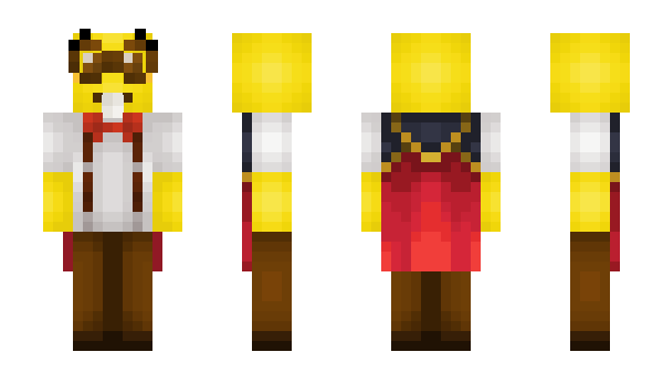 Minecraft skin BananaSanta