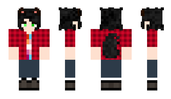 Minecraft скін по ніку MoonlitJackal
