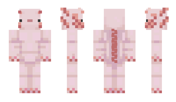 Minecraft skin AxoLover