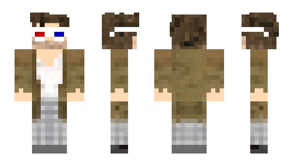 Minecraft skin BathrobeMiner