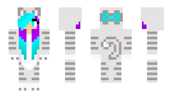 Minecraft скін по ніку LittleLunarAlien