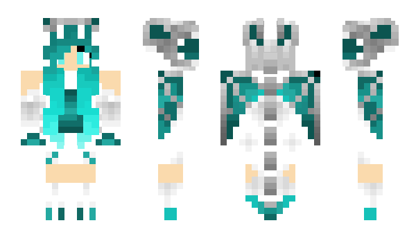 Minecraft скін по ніку PenguinDragon
