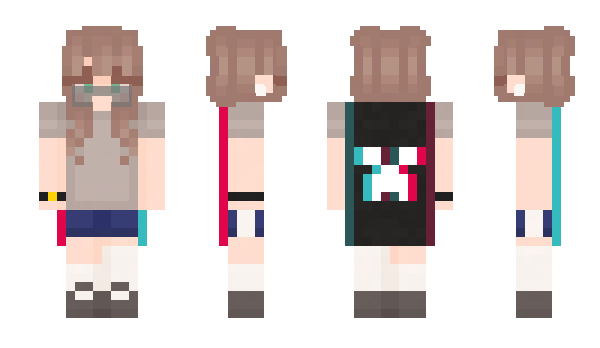 Minecraft skin Anfisa445