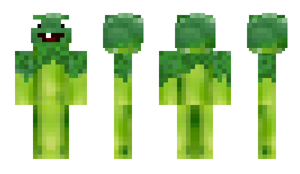 Minecraft skin BrokkoliHD