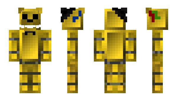 Minecraft skin Goldenfreddyz
