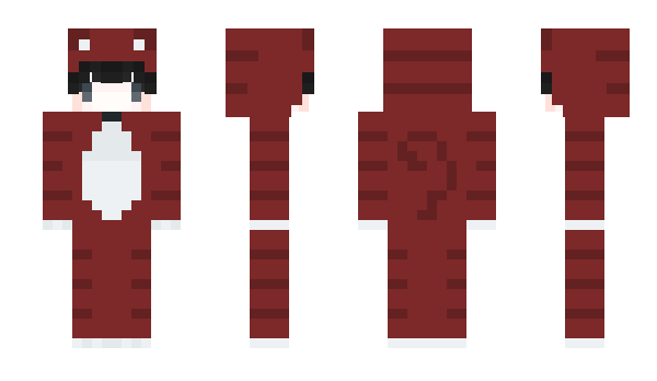 Minecraft skin FoxInKimono