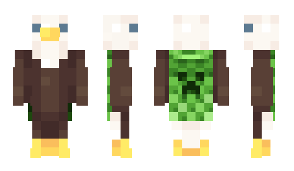 Minecraft skin aiglesouverainnn