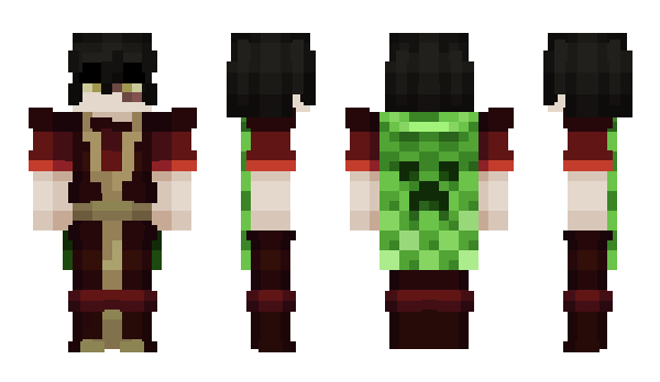 Minecraft skin PugInRed