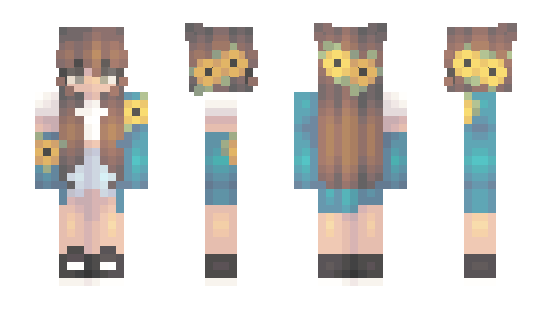 Minecraft skin Gwinnaa