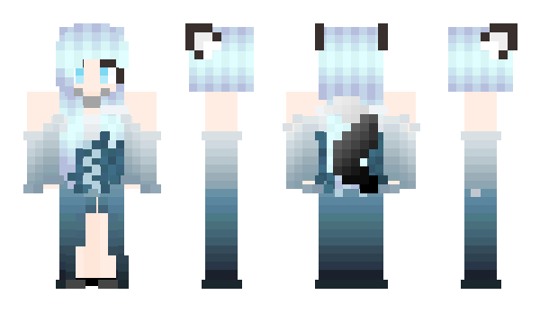 Minecraft skin girlflower