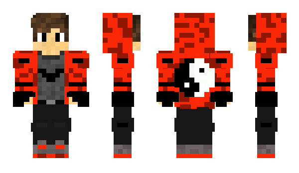 Minecraft skin Red3405