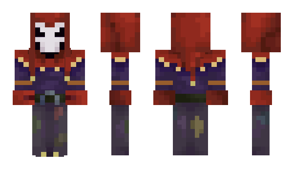 Minecraft skin SkullyNaSlipknot