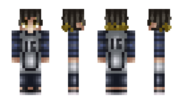 Minecraft skin BlueLock