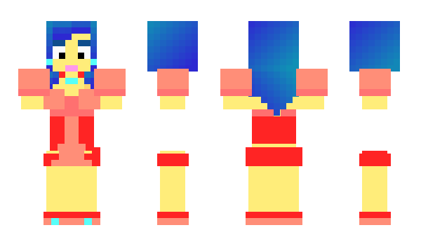 Minecraft skin KrustyClown