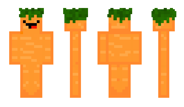 Minecraft skin CarrotsAreLife