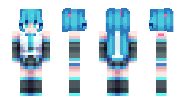 Minecraft skin HibikiDan