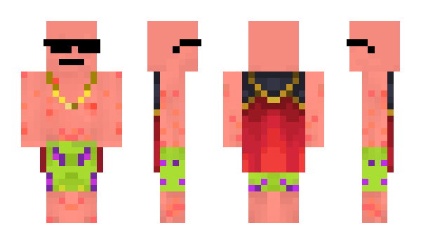 Minecraft скин по нику Paprsk