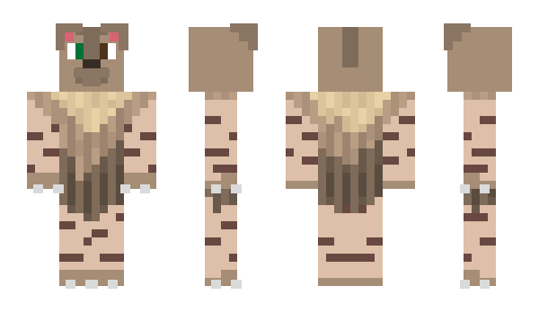 Minecraft skin Hyaena