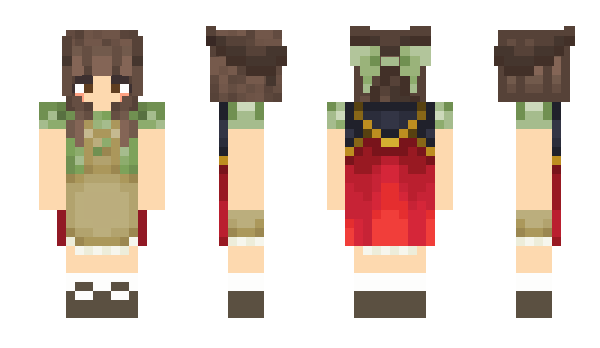 Minecraft skin KitsuneB