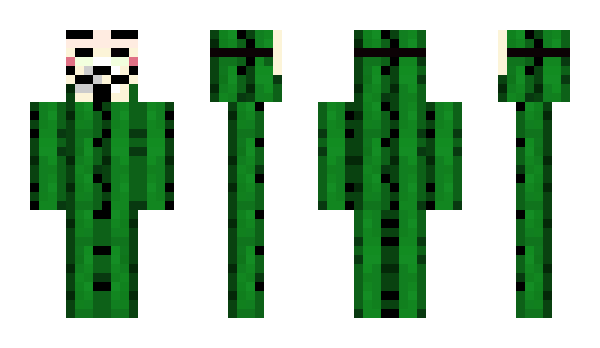 Minecraft skin CactusPvP
