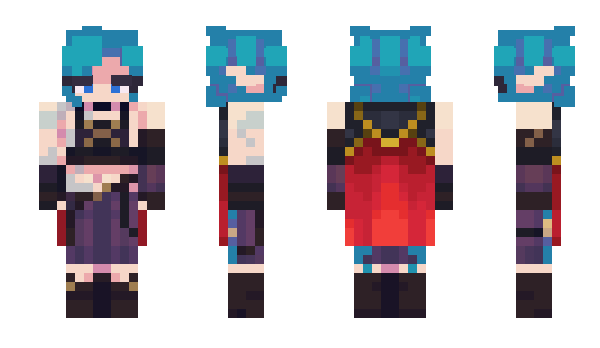 Minecraft skin kittykettttt