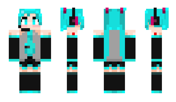 Minecraft skin Number_Two