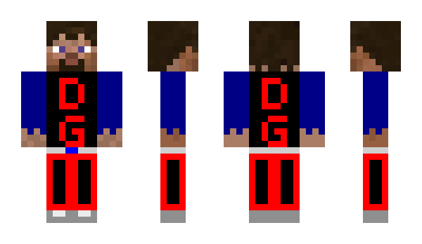 Minecraft skin De_Gro