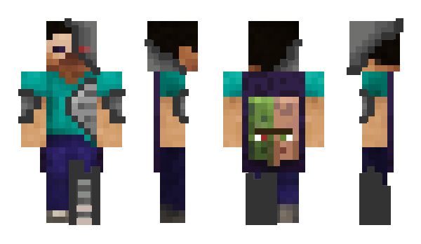 Minecraft скин по нику ThehardXD