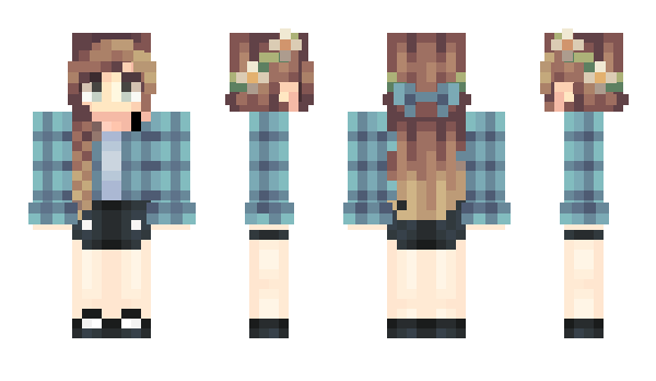 Minecraft skin BlueePlays