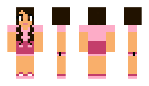 Minecraft skin pink_babe