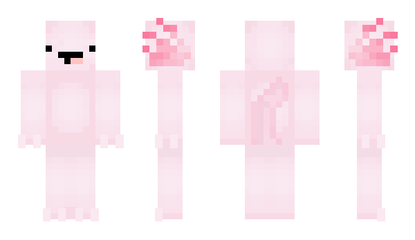 Minecraft skin axolotl23