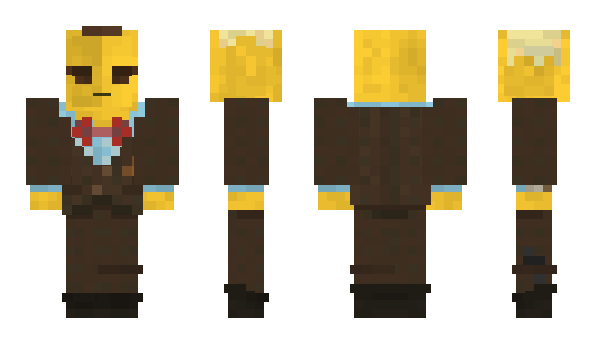 Minecraft skin FortnitePeely