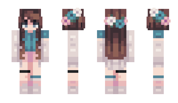 Minecraft скин по нику PrivateGirl