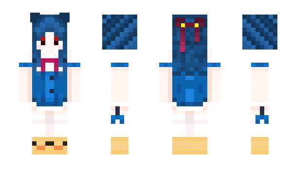 Minecraft skin rat_blue