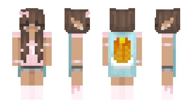 Minecraft skin IzzyHasClout
