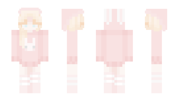 Minecraft skin pink_honeybun