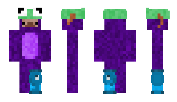 Minecraft skin PapaMorada