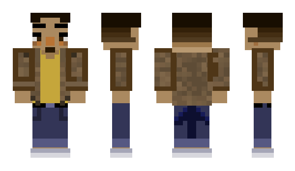 Minecraft skin MiaWoodsPilot