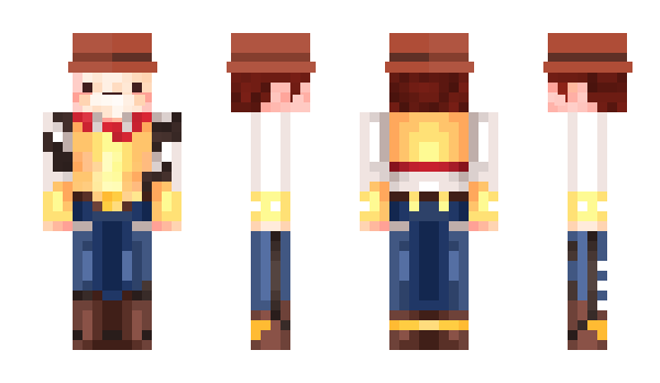 Minecraft skin CowboyBuddy