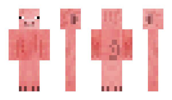 Minecraft скин по нику MHF_Pig