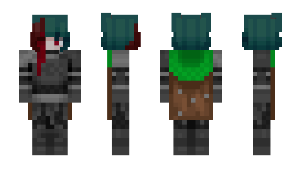 Minecraft skin GothThighsLover