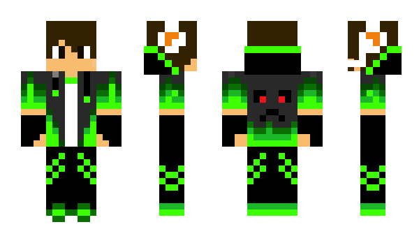 Minecraft skin FoxyZi