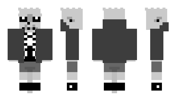 Minecraft skin sinisterbart