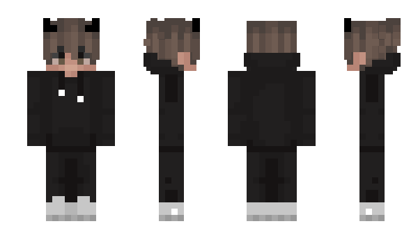 Minecraft скин по нику BLACKLUCKYY